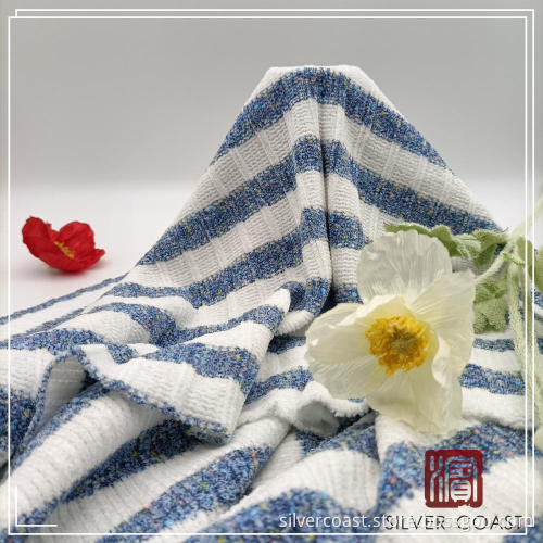 poly chenille jacquard yarn dyed fabric
